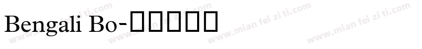 Bengali Bo字体转换